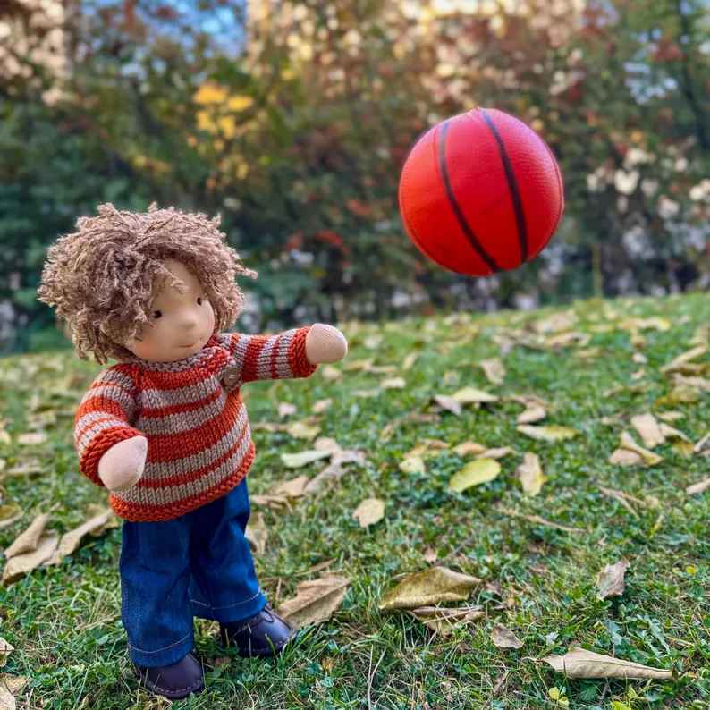 Handmade Waldorf Boy Doll - Liam