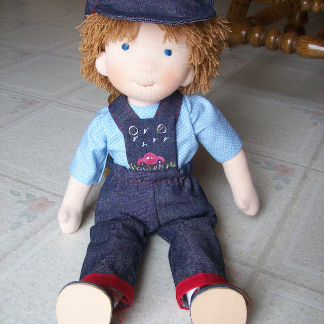 Handmade Waldorf Boy Doll - Noah