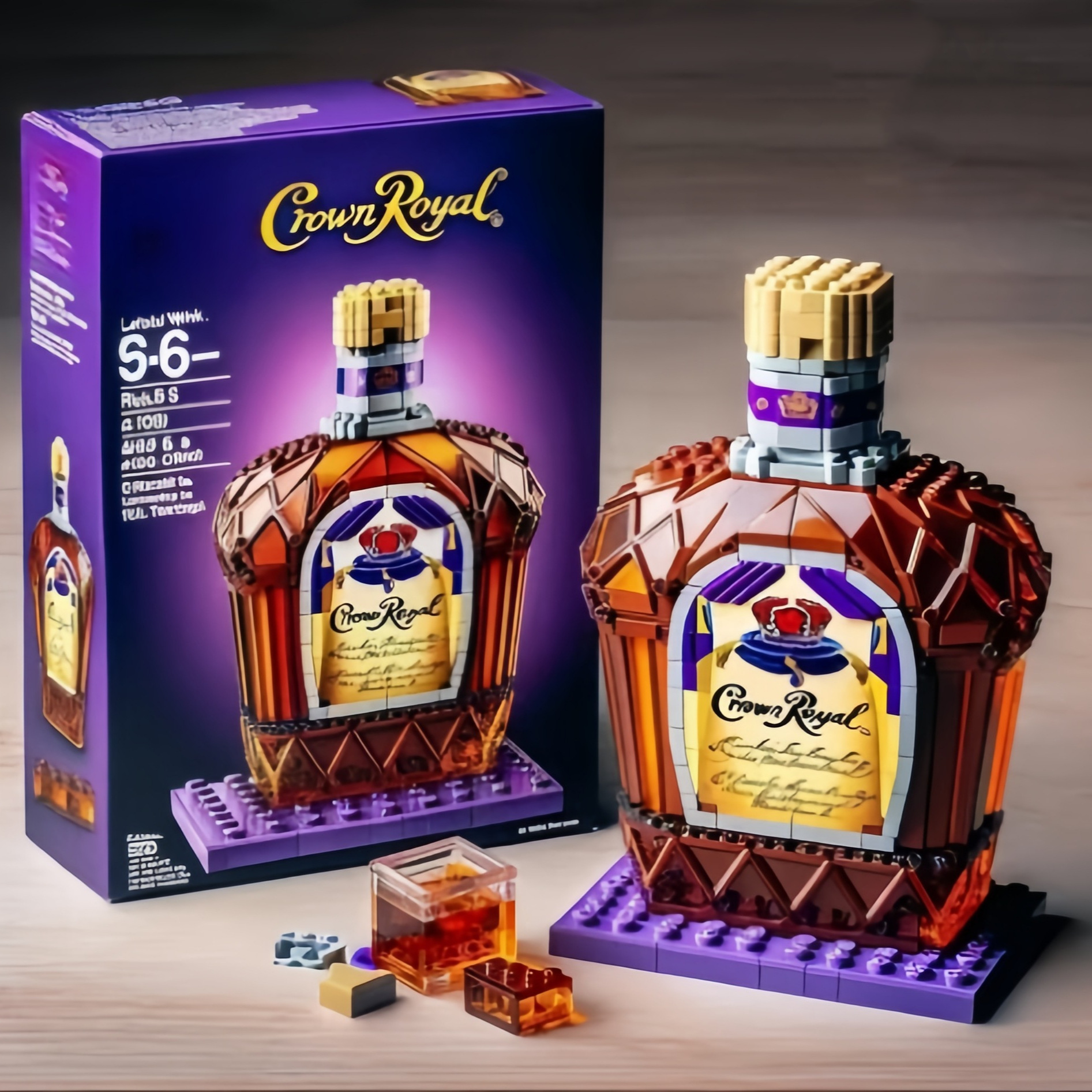 Whisky Bottle Blocks