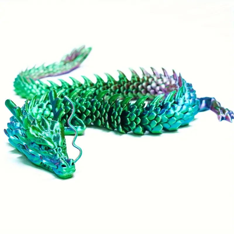 3D Printed All-in-one Shape Chinese Dragon