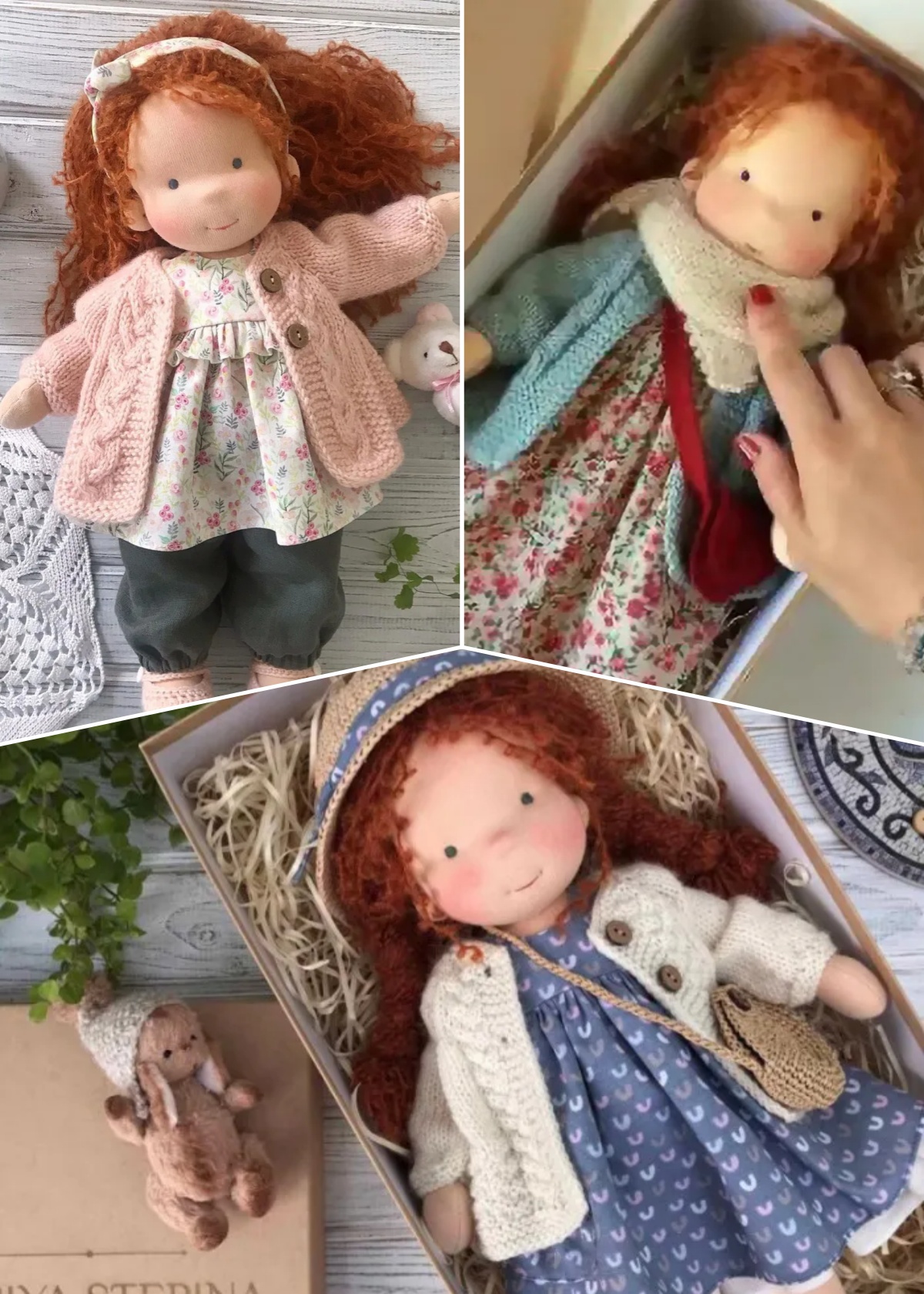 👧Last Day 🔥49%OFF! licemere™ Handmade Waldorf Doll