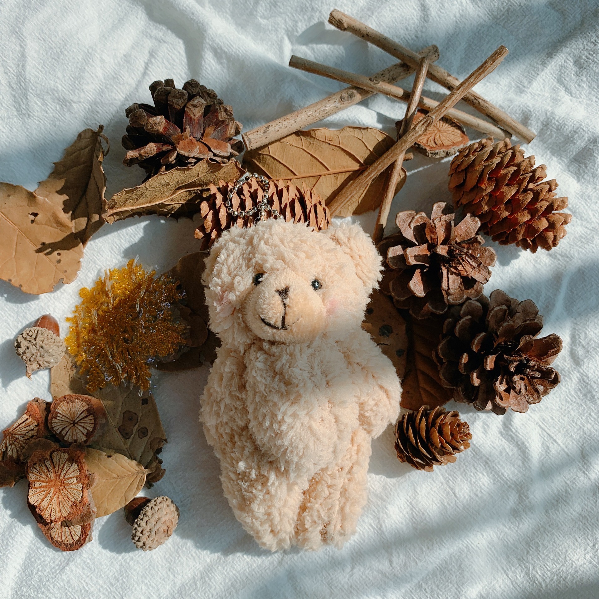 12cm Christmas Bear Plush Toys Cute Bear