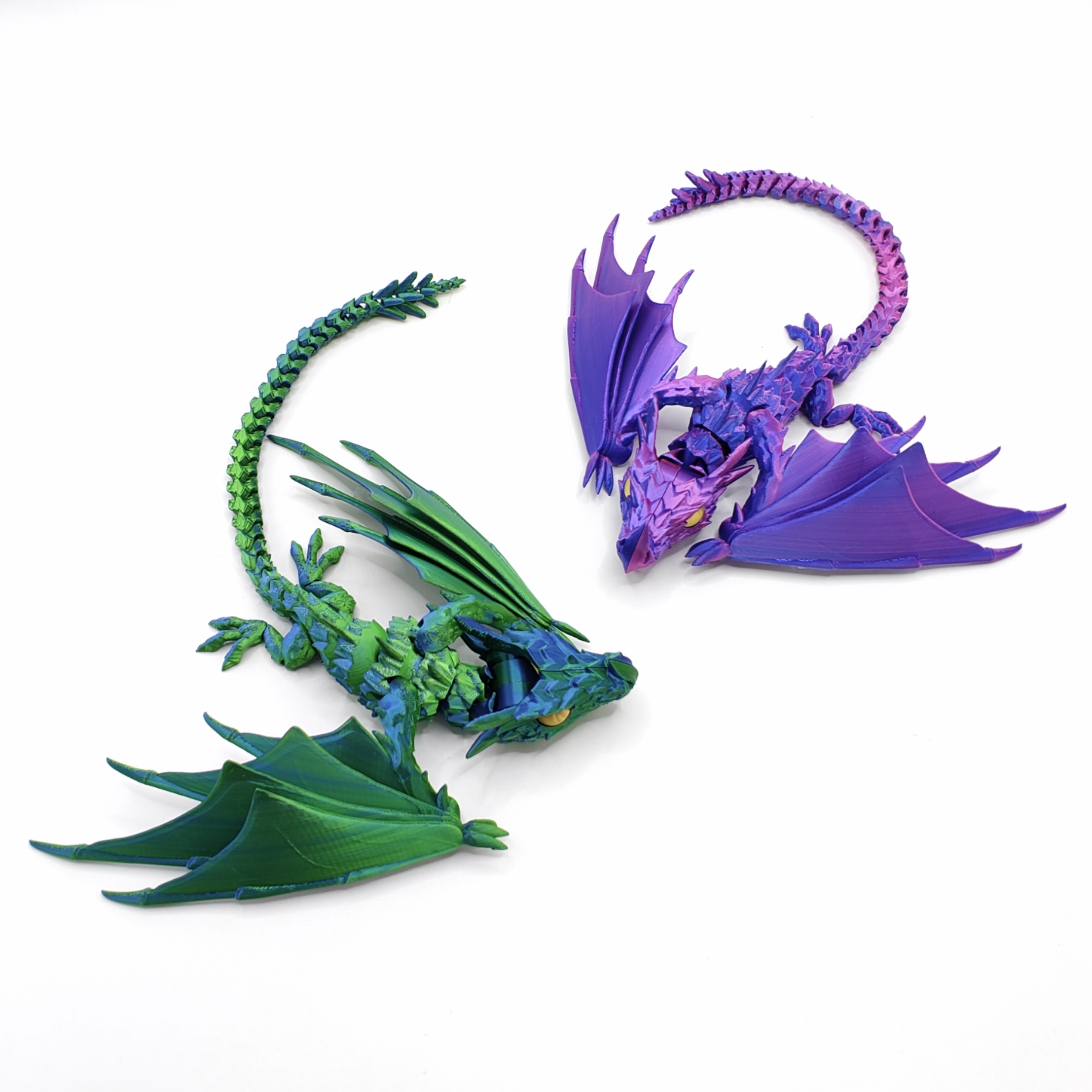 Laser Holographic 3D Printed Monster Dragon.