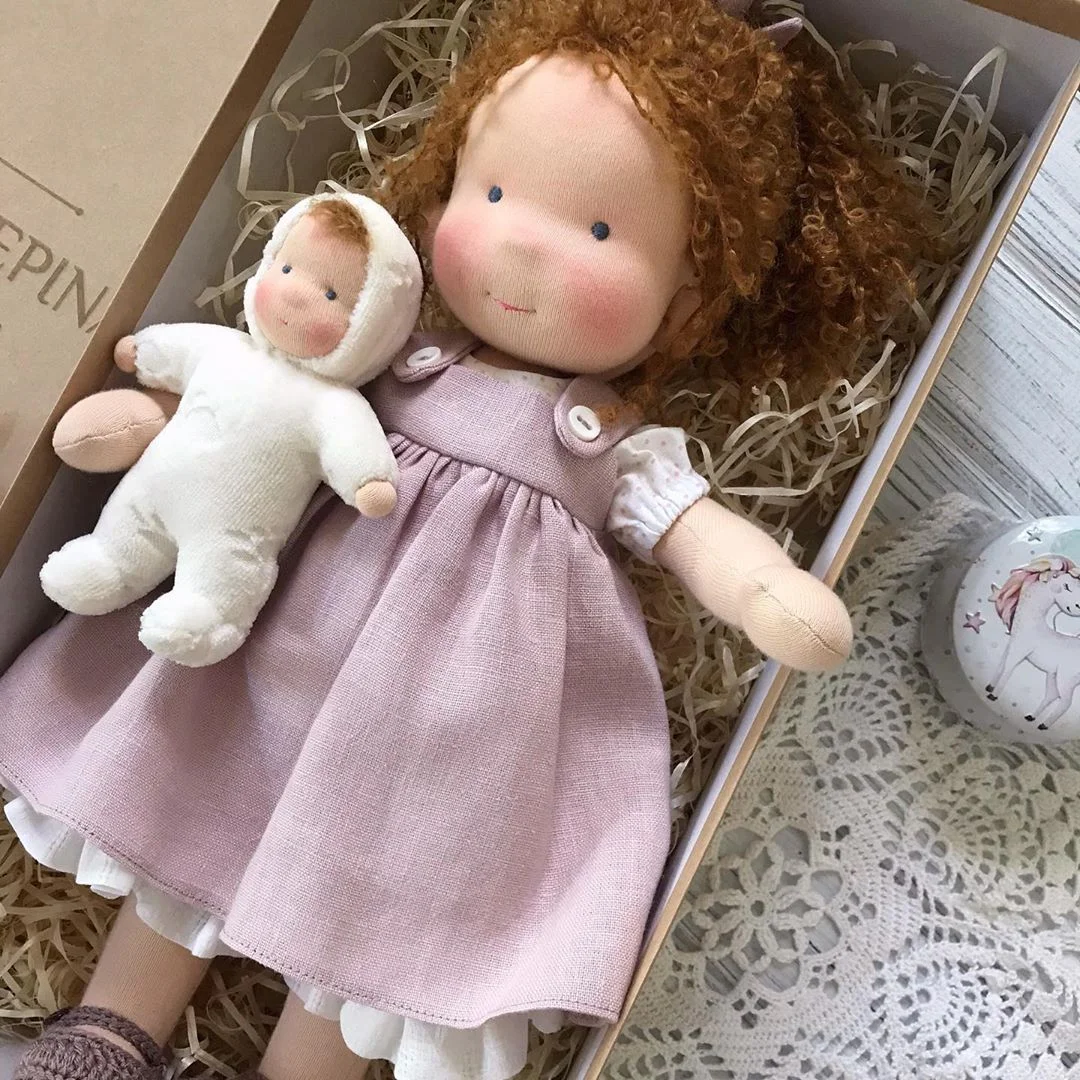 Handmade Waldorf Doll - Gail