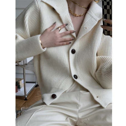 Turtleneck Cape Personality Cardigan Long Sleeve Sweater