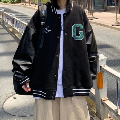 Leather Bomber Women's Vintage Fried Street Coat