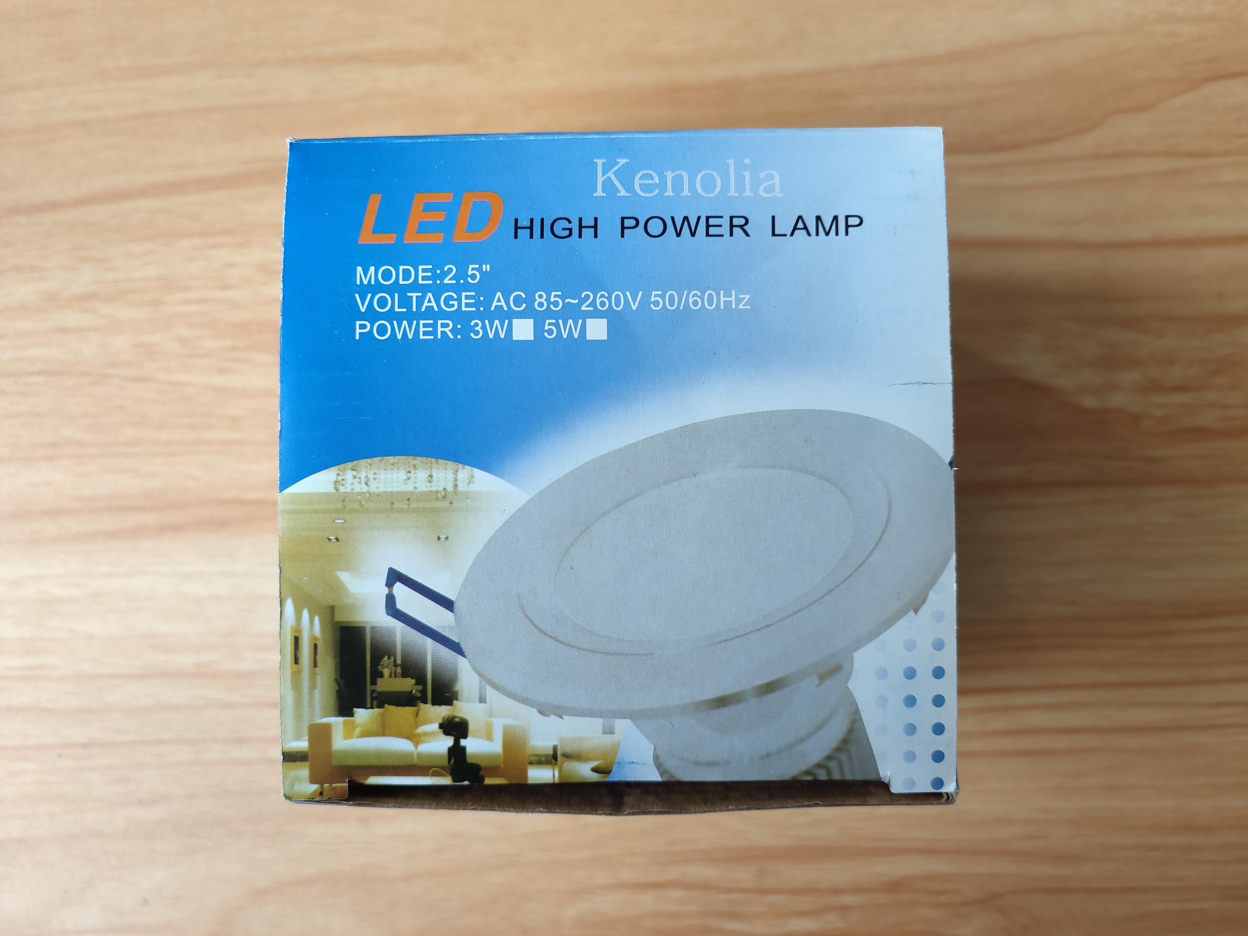 Kenolia Power Lamp White Flush Mount Lighting