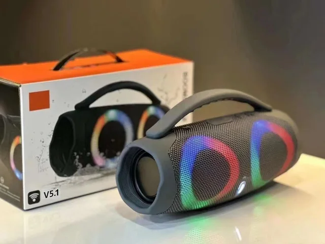 ZENX 100w high power Bluetooth speaker portable RGB colorful light waterproof wireless subwoofer 360 stereo surround TWS FM boombox