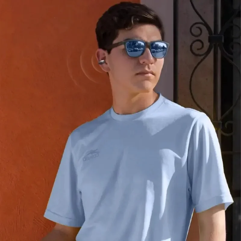 ZENX TWS Wireless Headphones Bluetooth 5.2 Bone Conduction Earphones Earclip Design Touch Control LED In Ear Earbuds Sports Headsets