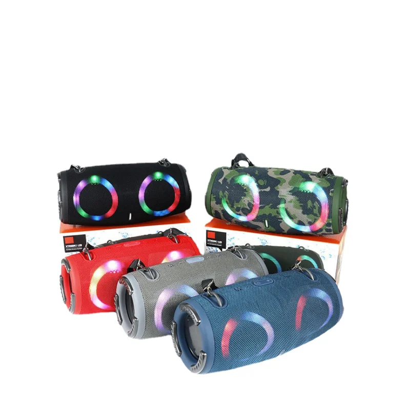 ZENX 100w high power Bluetooth speaker portable RGB colorful light waterproof wireless subwoofer 360 stereo surround TWS FM boombox