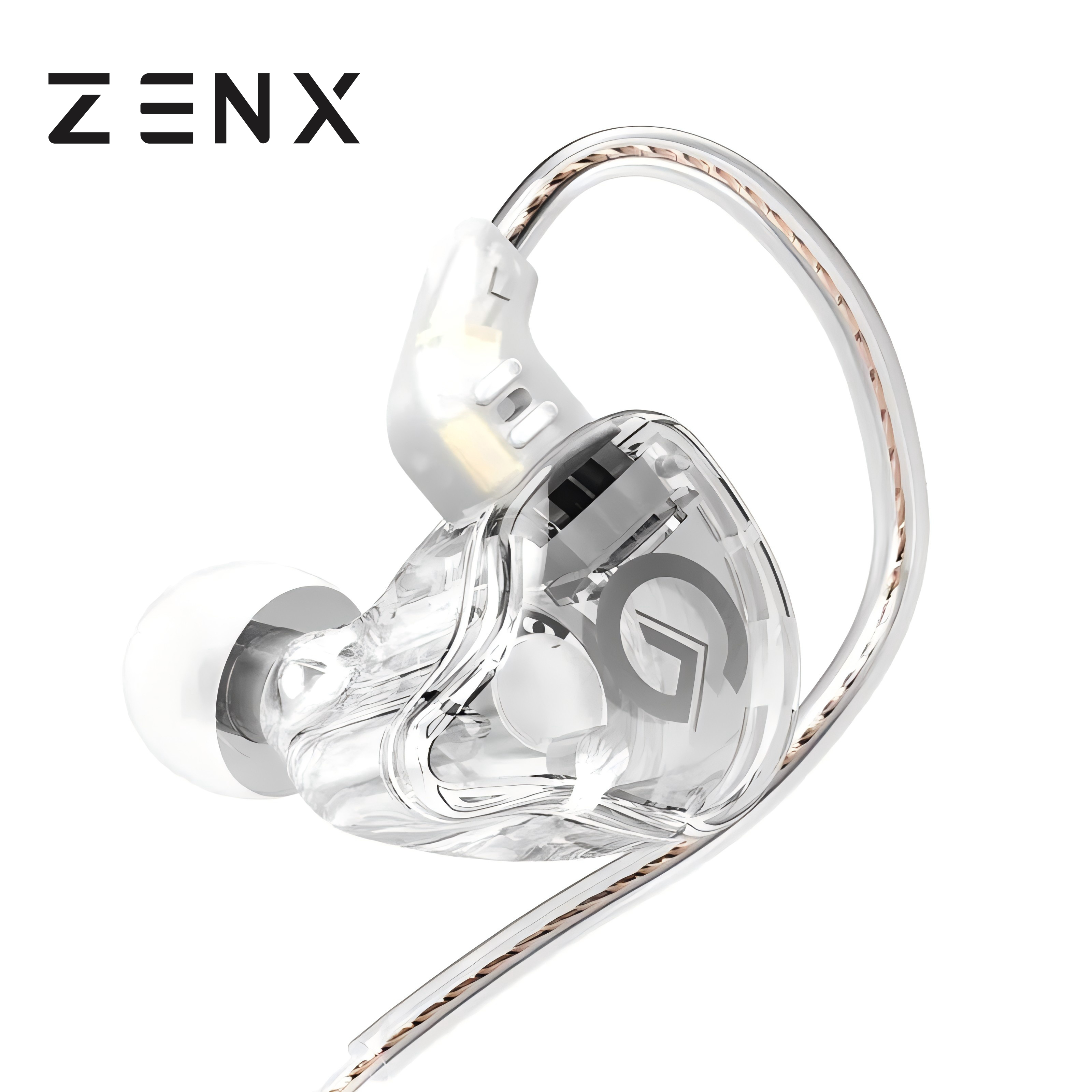 ZENX G1 wired headset in ear monitor music DJ Bass cellphones game earbuds earphone with microphone HiFi sound system headphone