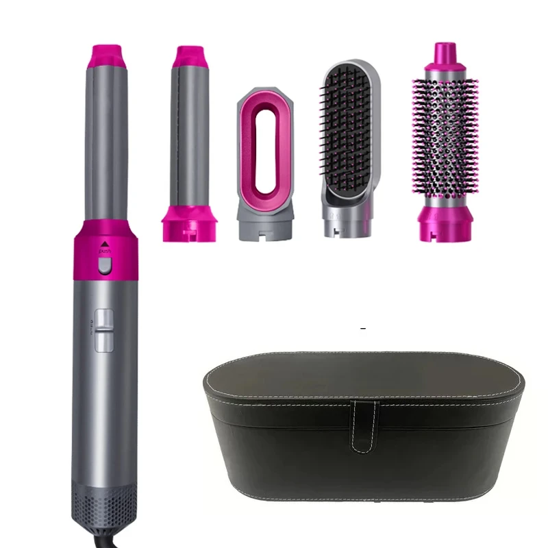 ZENX 5 in 1 Hair Dryer Hot Comb Set Professional Curling Iron Hair Straightener Styling Tool For Dyson Airwrap Hair Dryer Household