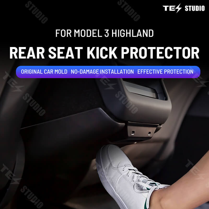Tesstudio Tesla Model 3 Highland Rear Anti-Kick & Air Vent Cover