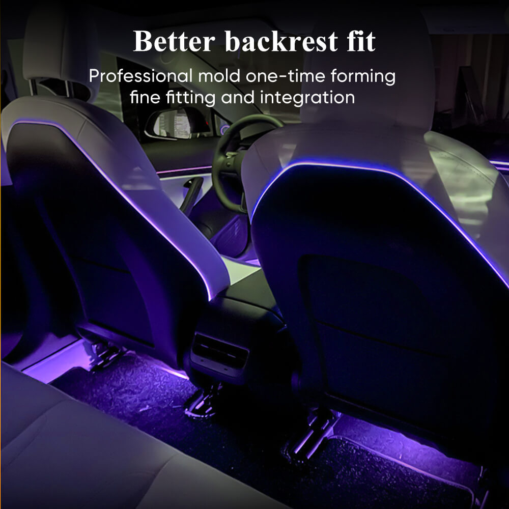 Tesstudio 2021+ Model 3/Y Laser Carving Ambient Lighting Upgrade Kit-Tes studioLighting Upgrade,Model 3,Model Y,Model Y interior,Model 3 interiortesla accessories