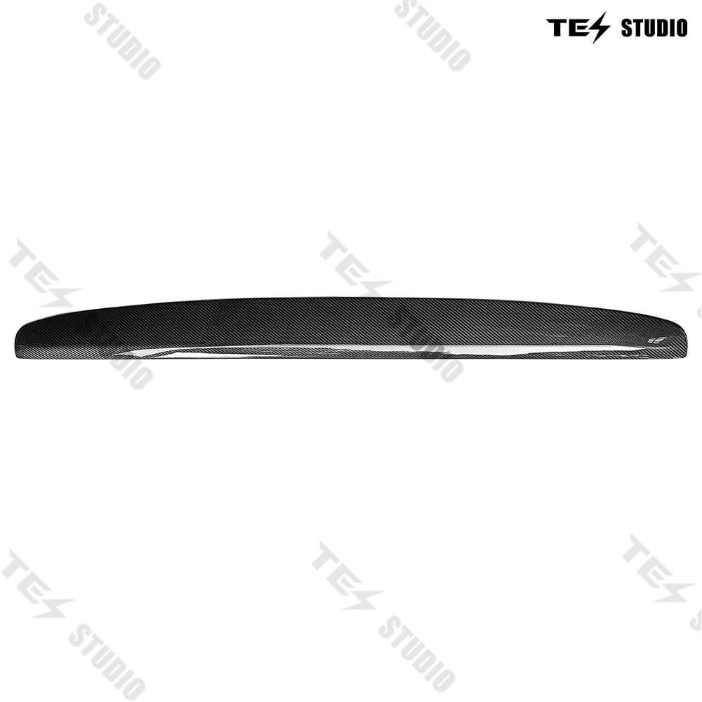 Tesstudio Tesla Dashboard Real Carbon Fiber Lightweight Trim Panel For Model 3 Highland - Elegant and Lightweight Upgrade