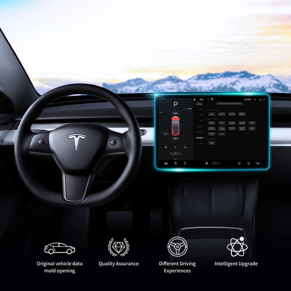 Model 3/Y Dashboard Screen Swivel Mount kit-Tes studioInterior,Model Y,Model 3,Model 3 interior,Model Y interiortesla accessories