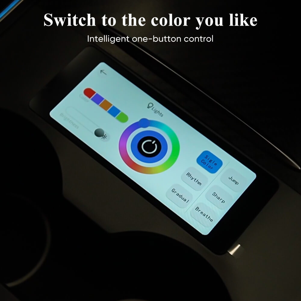 Tesstudio 2021+ Model 3/Y Laser Carving Ambient Lighting Upgrade Kit-Tes studioLighting Upgrade,Model 3,Model Y,Model Y interior,Model 3 interiortesla accessories