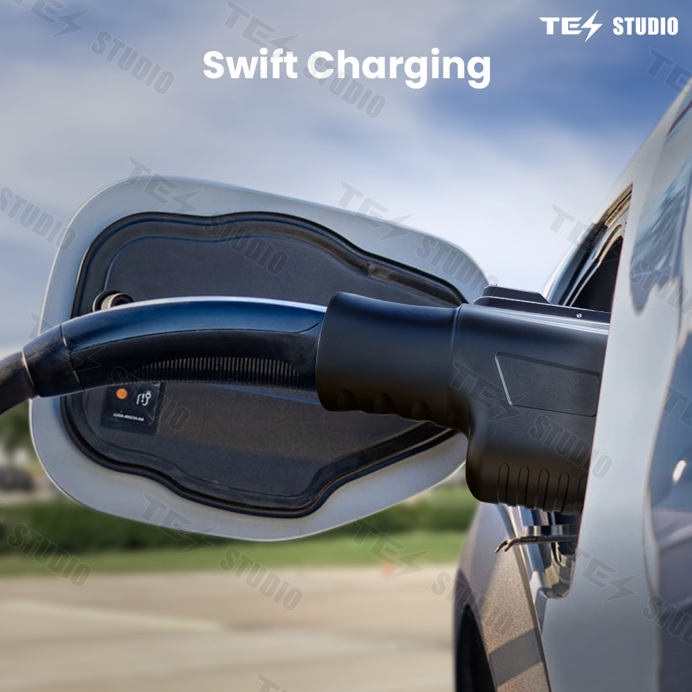 Tesstudio tesla supercharger to ccs adapter Fast Charging for DC Fast Charging and can also charge other brand electric vehicles