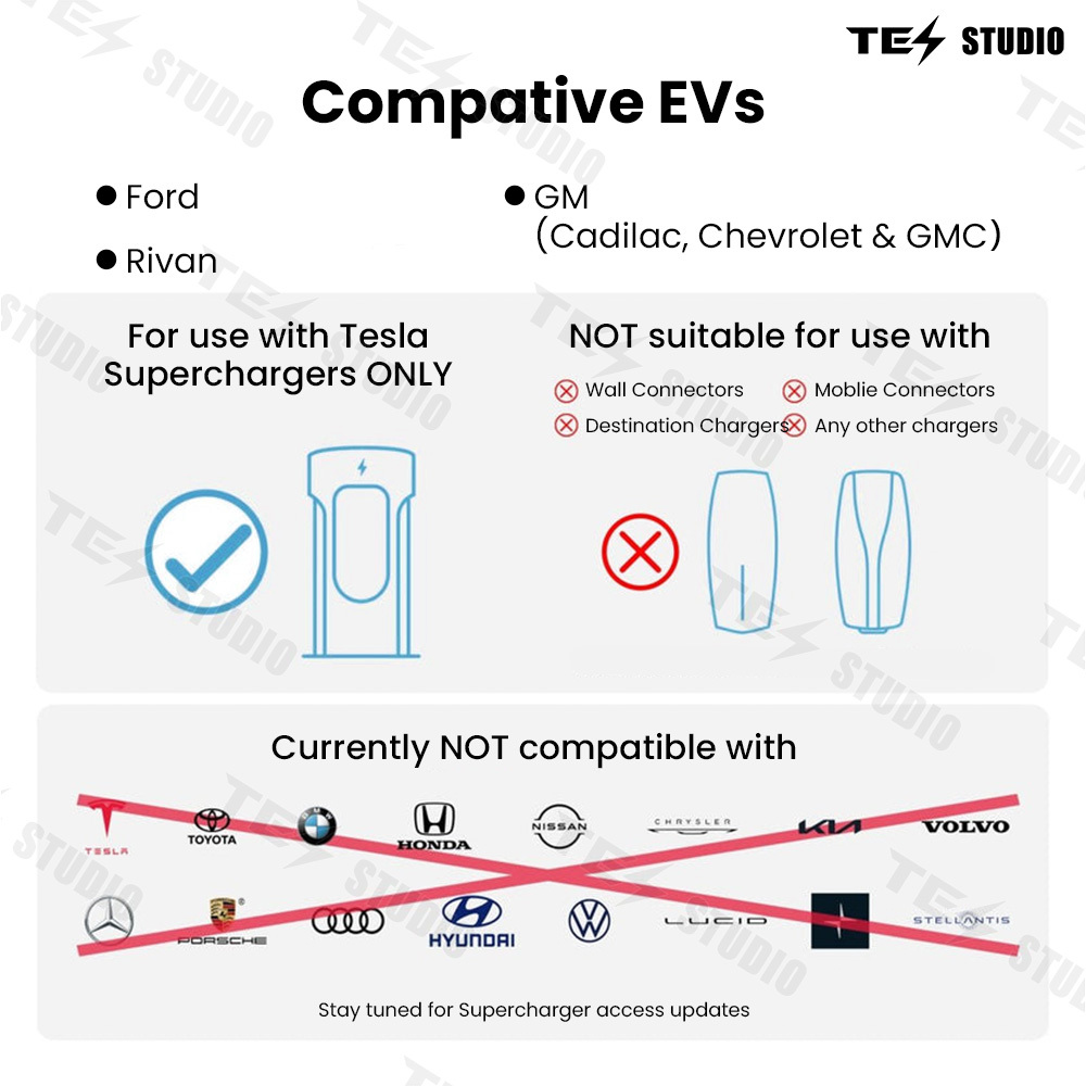 Tesstudio tesla supercharger to ccs adapter Fast Charging for DC Fast Charging and can also charge other brand electric vehicles