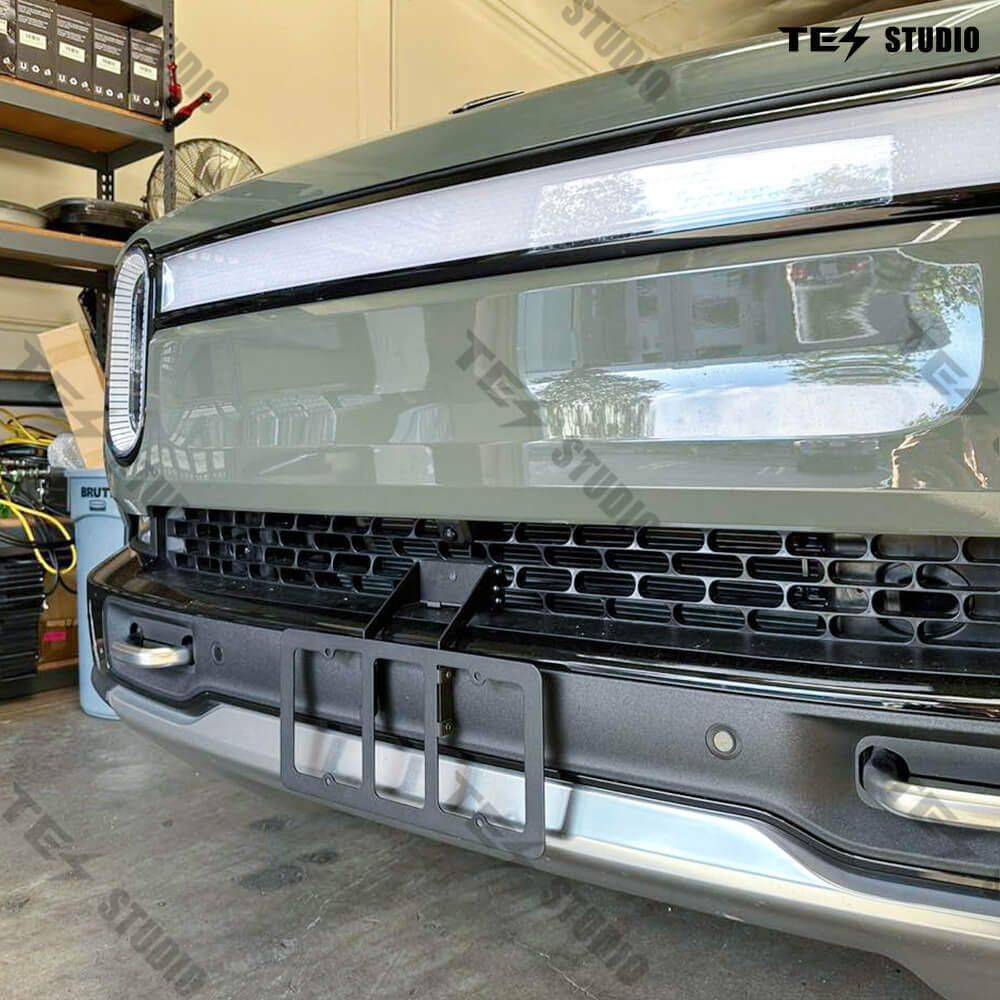 Tesstudio Rivian License Plate Mount | Rivian R1T & R1S