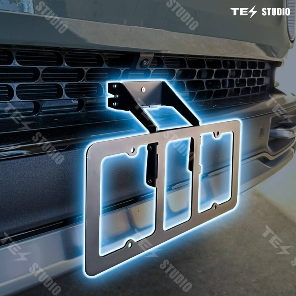 Tesstudio Rivian License Plate Mount | Rivian R1T & R1S