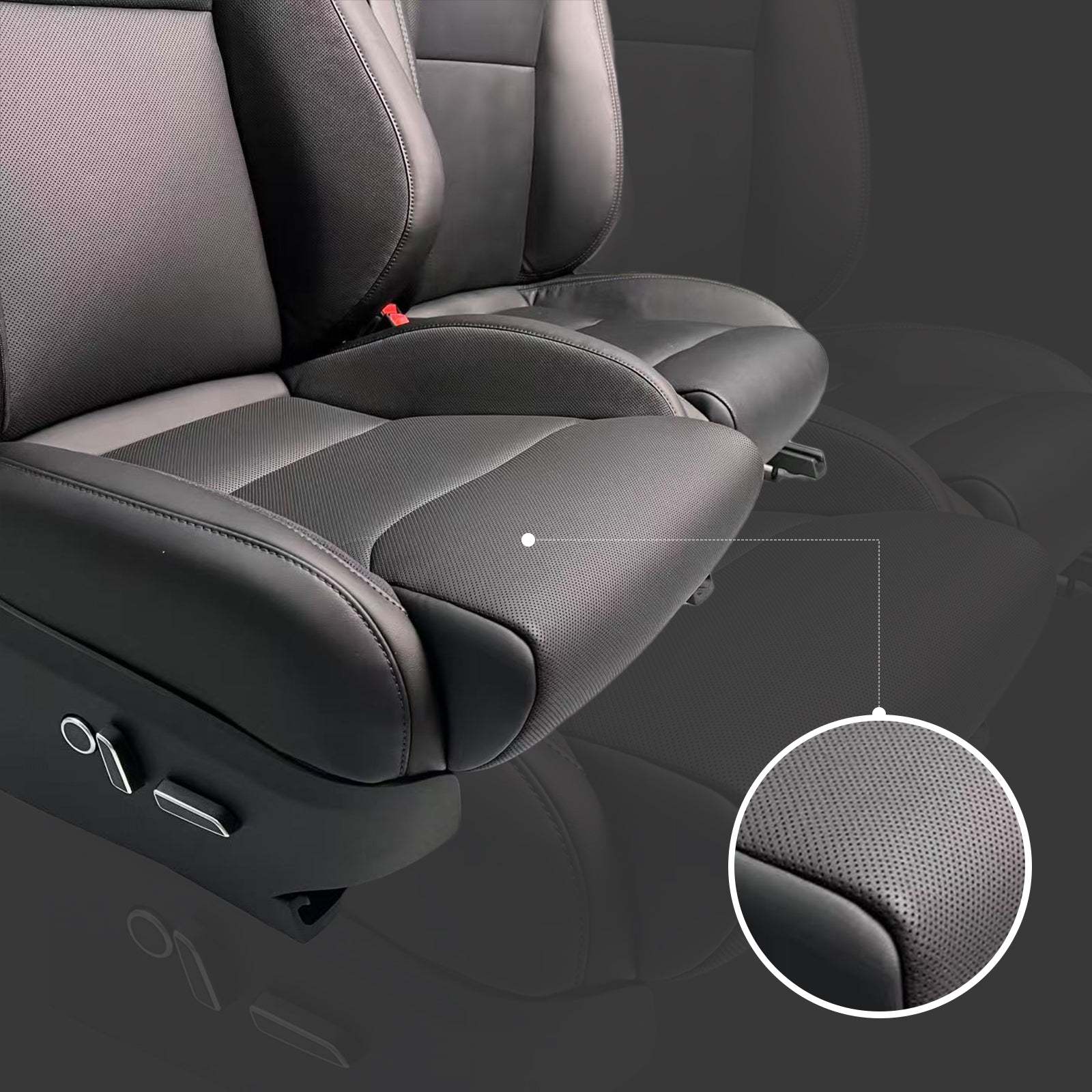 Tesla Accessories Model S/X Performance Seats Tesla Leather Seat Covers Tesstudio?