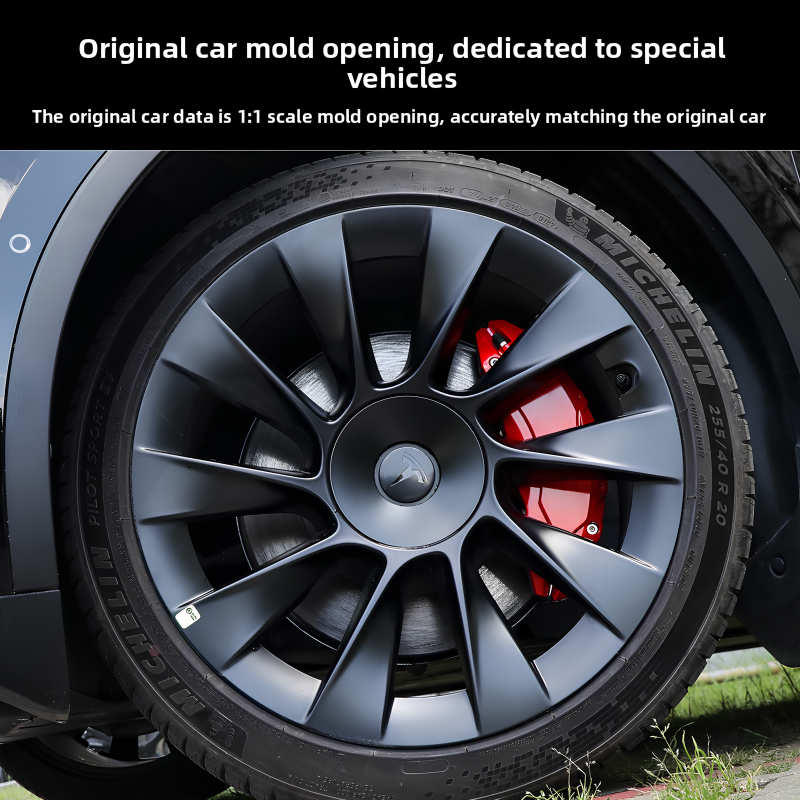 Tesla Model 3/3 Highland Model Y/Y Juniper Brake Caliper Covers Tesstudio? ��4pcs��