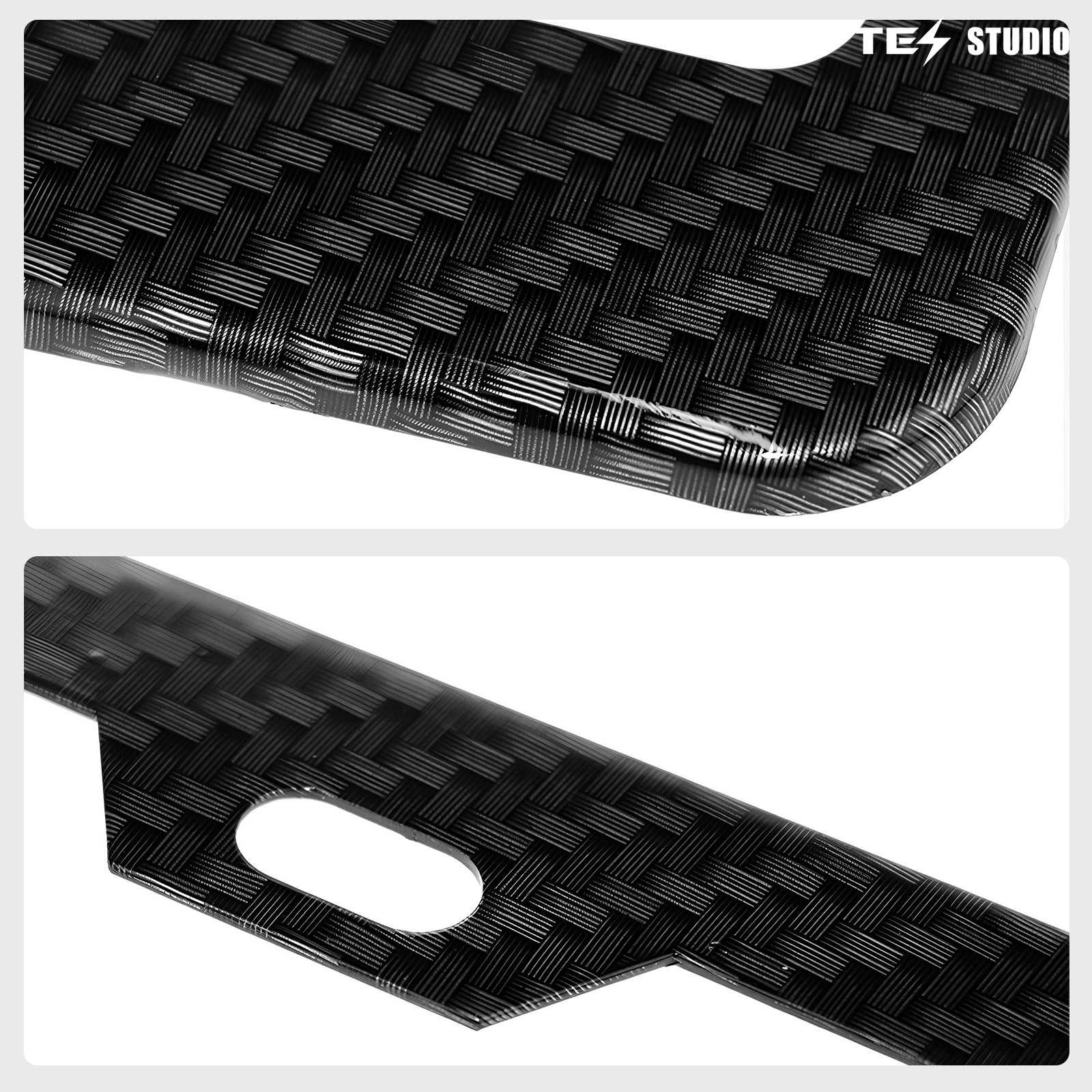 Tesla Model 3/Y/S/M Carbon Fiber License Plate Frame Front & Rear Holder Tesstudio?