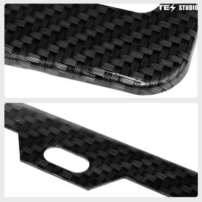 Tesla Model 3/Y/S/M Carbon Fiber License Plate Frame Front & Rear Holder Tesstudio?