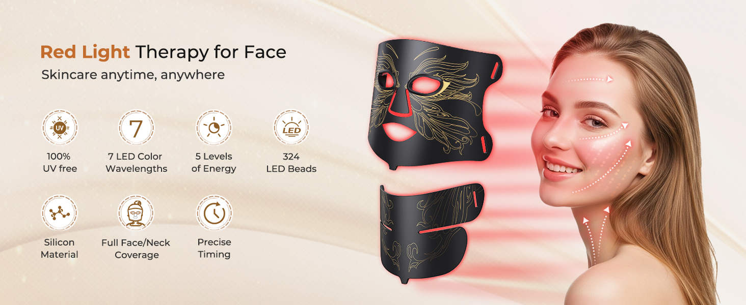 red light therapy for face red light therapy mask led face mask light therapy