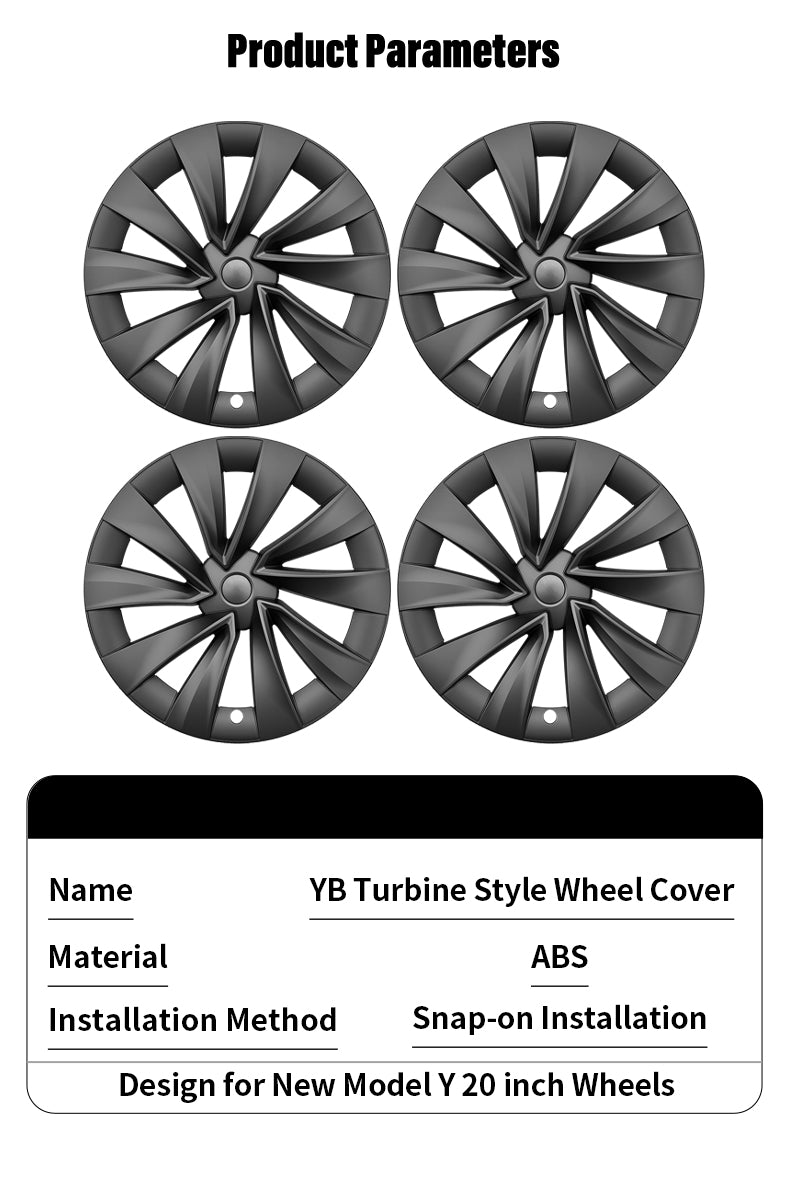 Tesla Model Y Juniper 20'' Hub Caps Model Y Juniper Exterior Accessories Tesstudio?