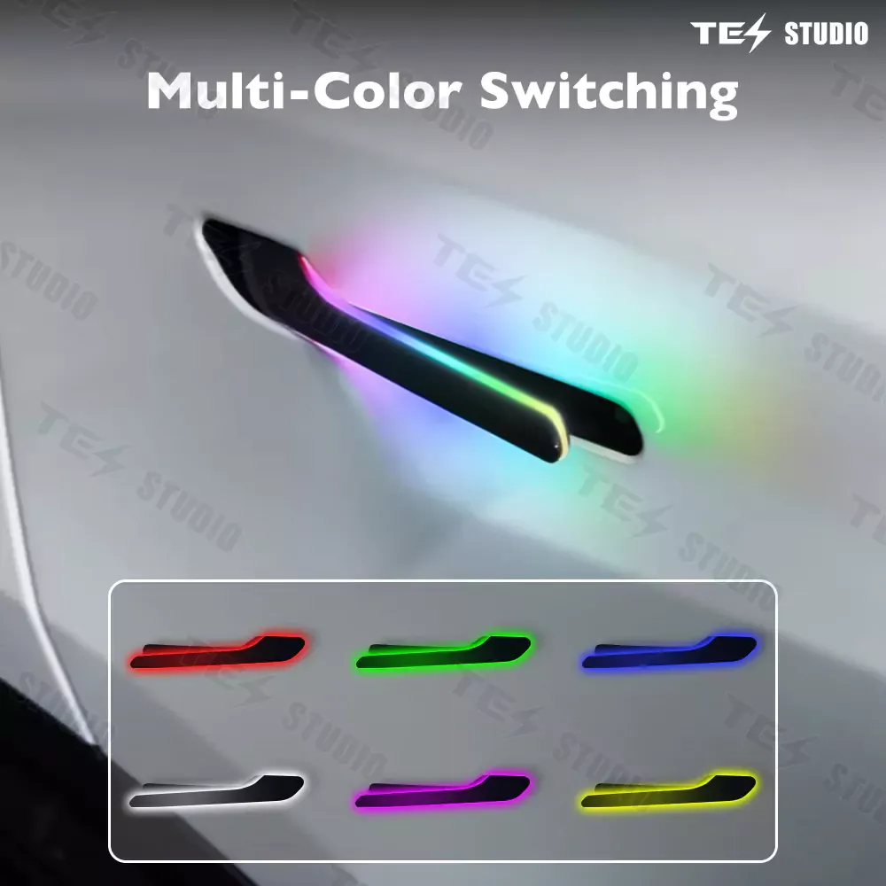 2021+ Model 3/Y/3 Highland Colorful Auto Door Handle (V6)