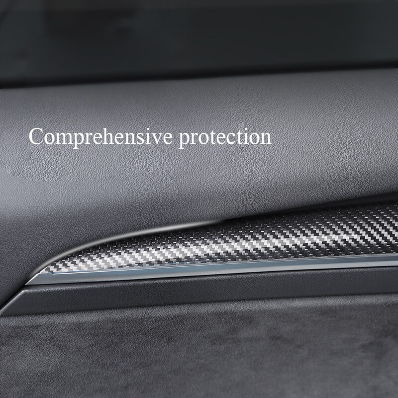 Model 3/Y Real Carbon Fiber Dashboard & Front Door Trim Panel Replacement Kit