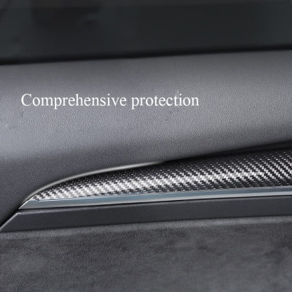 Model 3/Y Real Carbon Fiber Dashboard & Front Door Trim Panel Replacement Kit