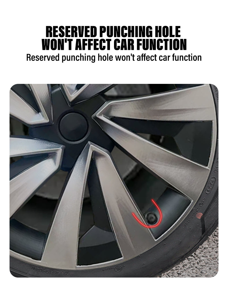 Tesla Model Y Juniper X Style 19" YB Turbine Wheel Covers Tesla Black Hub Caps Tesstudio?