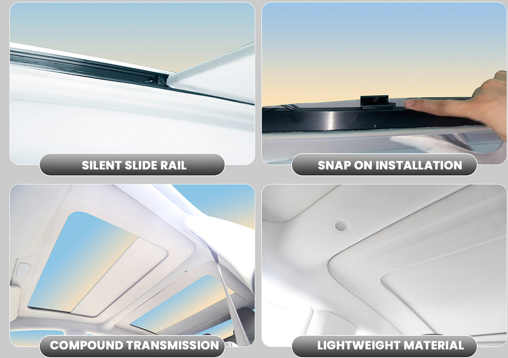 Tesla Model 3/ 3 Highland Power Sunshade Voice & Gesture Controlled Electric Sun Shade Tesstudio?