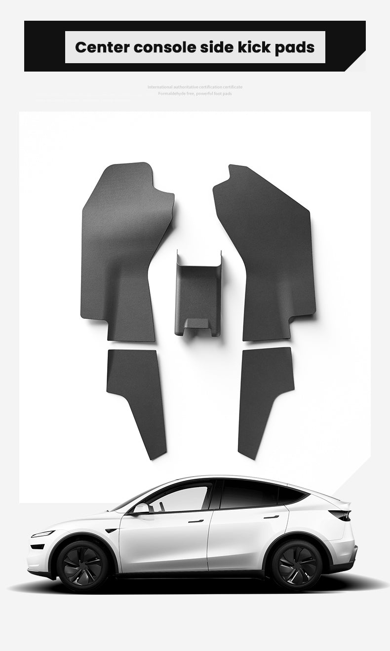 Tesla Model Y Juniper Rear Anti-kick Lower Pad Air Vent Guard Pedal Center Console Panel Protector Tesstudio? 5Pcs