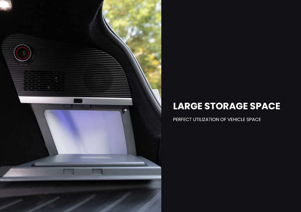 Tesla Model 3 Highland Portable Fridge Cooler With Control Expansion Dock Interior Accessories Tesstudio&reg;