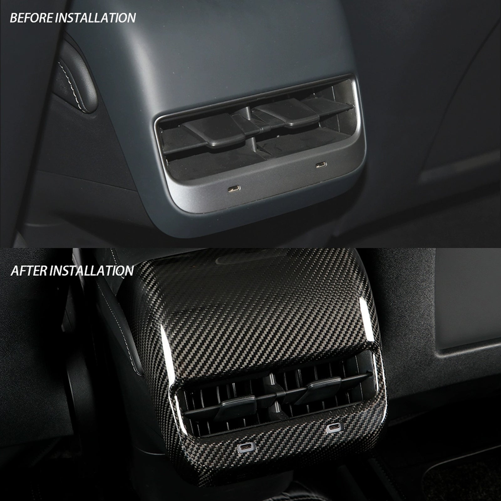 Tesla Model 3/Y Rear Air Outlet Vent Trim Cover Tesla Accessories Tesstudio?