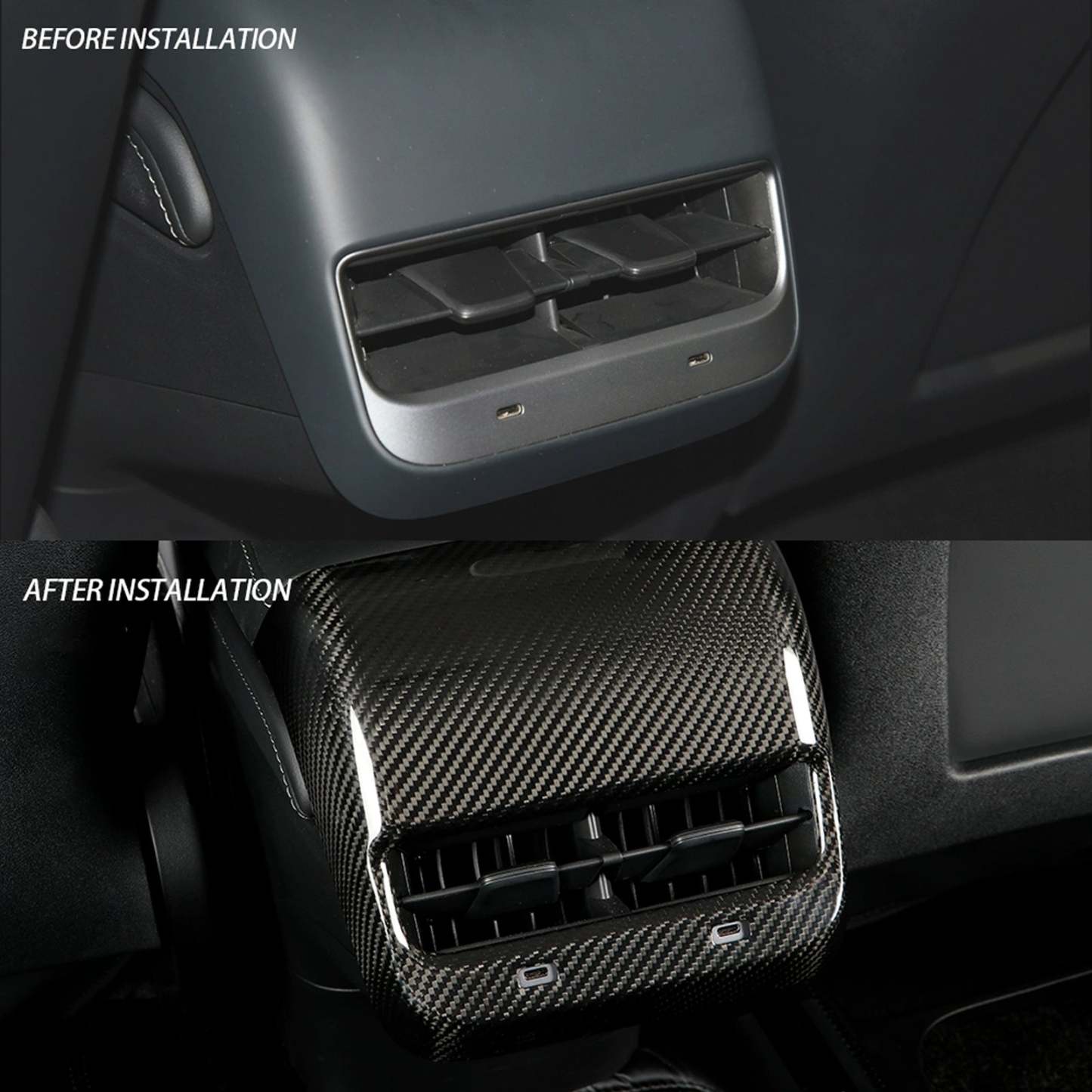 Tesla Model 3/Y Rear Air Outlet Vent Trim Cover Tesla Accessories Tesstudio?