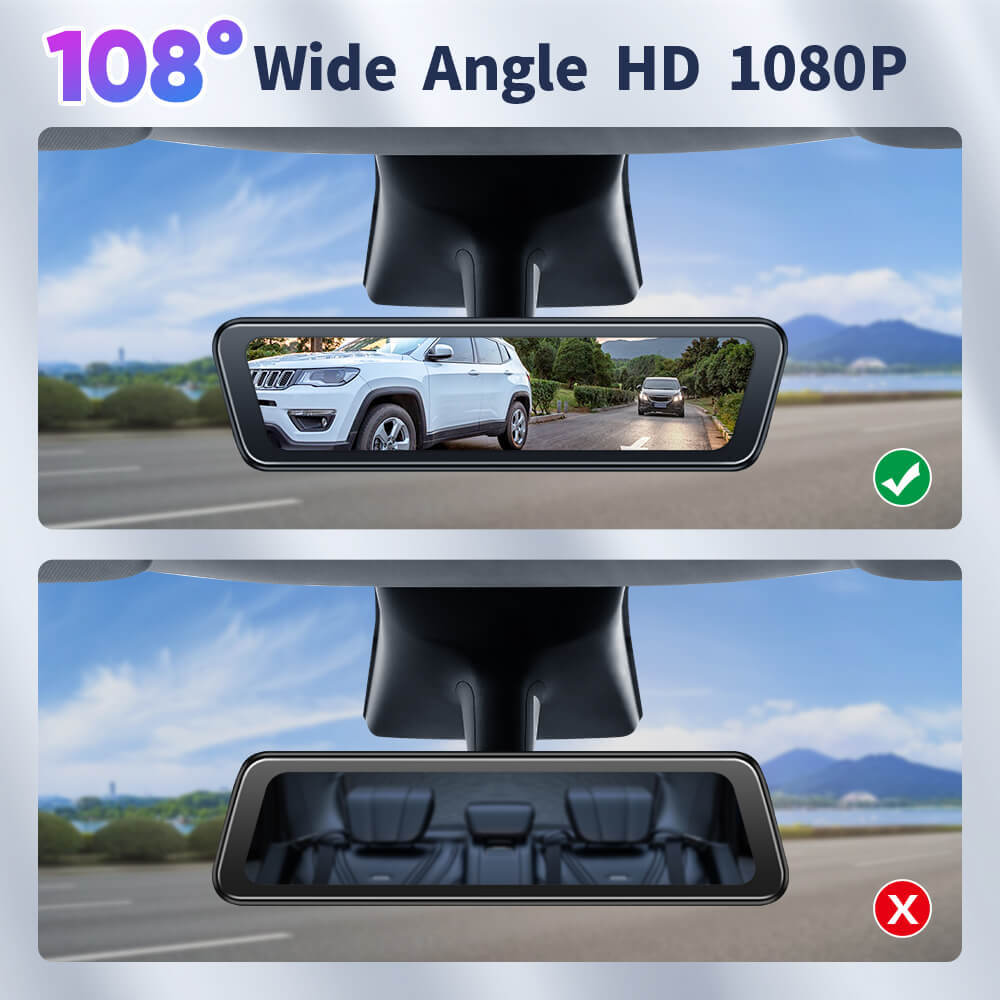 Tesstudio Tesla Model 3 Highland S82 Streaming Rearview Mirror with Night Vision Tesstudio®