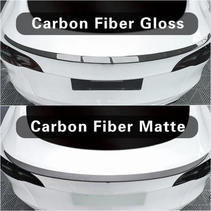 Tesla Model 3/Y Carbon Fiber Rear Trunk Lip Spoiler Tail Wing