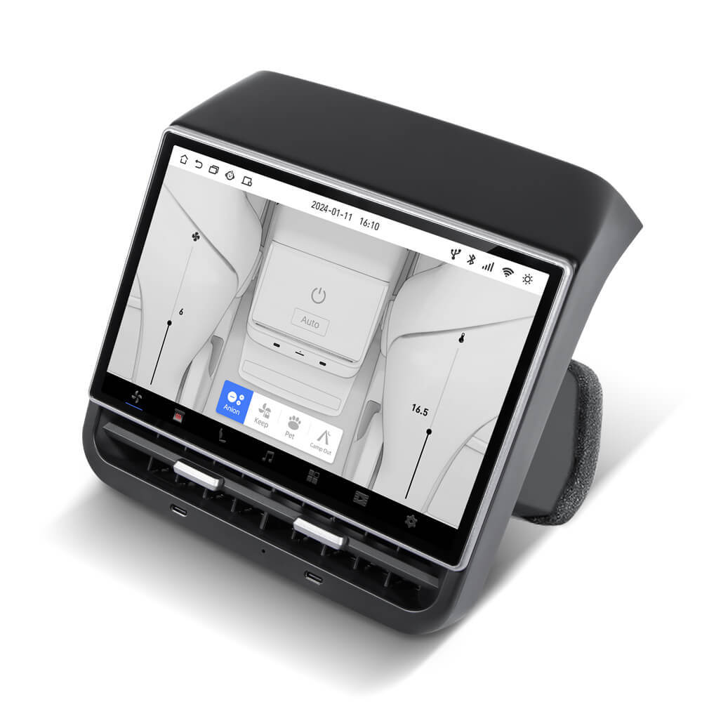 Tesstudio R86 Android Rear Entertainment Screen for Tesla Model 3/Y - Essential Tesla Accessories Upgrade with 8.66" HD Display-Tes studioScreen,Model Y interior,Model 3 interior,Model Y,Model 3tesla accessories