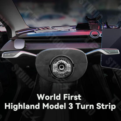 Tesstudio Model 3 Highland Turn signal & Gear Stalk - Classic Style