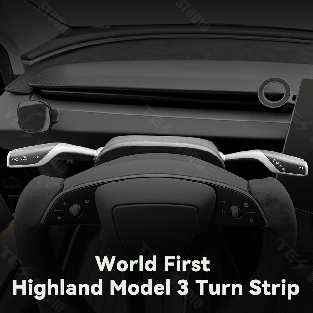 Tesstudio Model 3 Highland Turn Signal & Gear Stalk - Classic Style