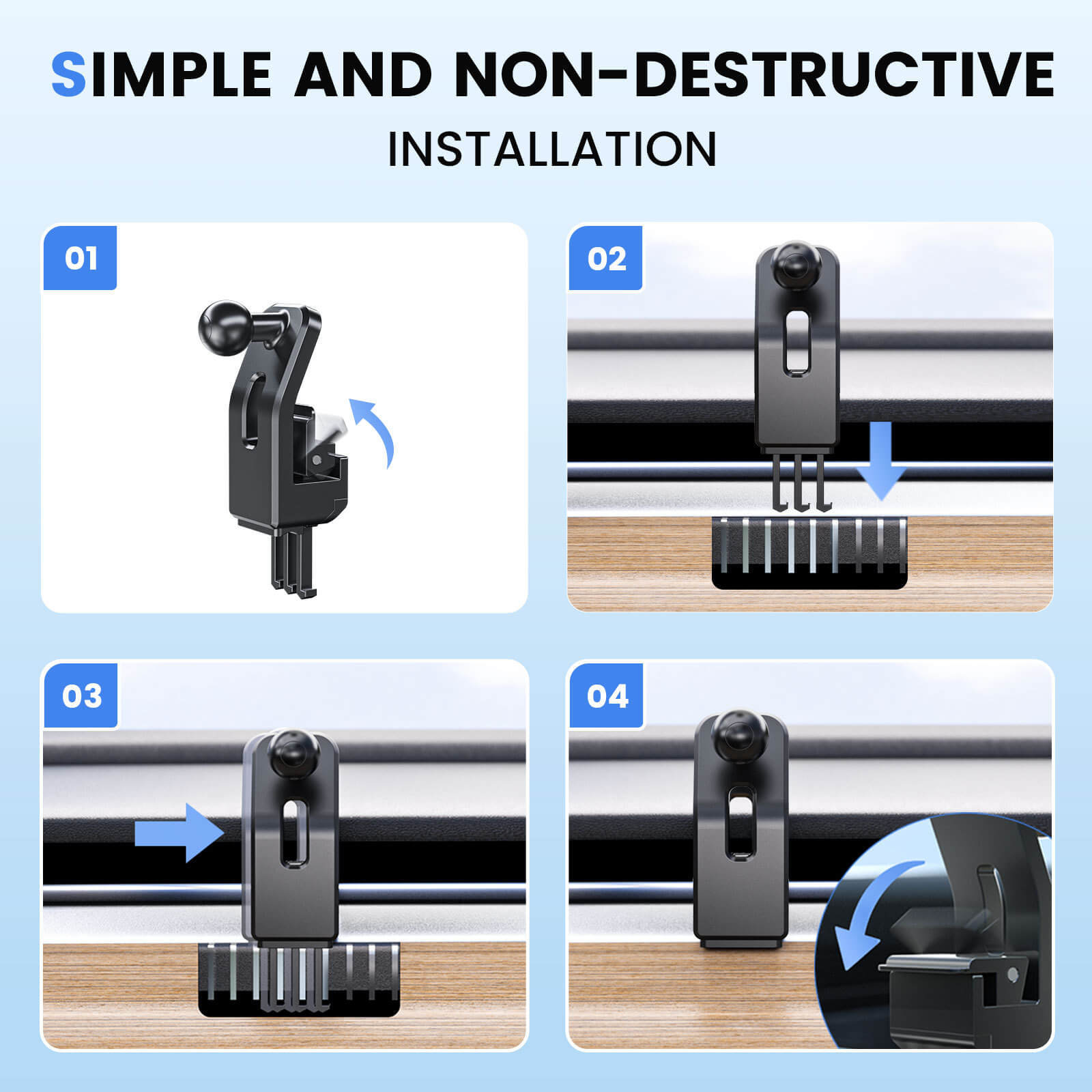 Tesstudio Wireless Magnet Phone Charger Holder - 15W Fast Charging & Secure Mount