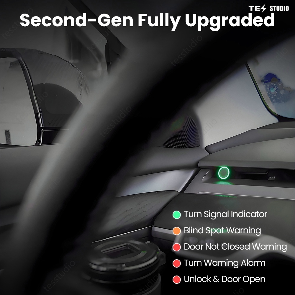Model 3/Model Y Left and Right Blind Spot Monitoring Assist System - AMD (21+) Tesstudio® （Second Generation）