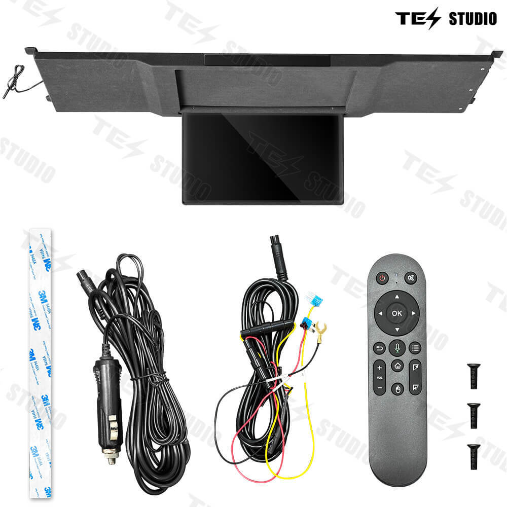 Tesstudio MY 17.3-inch Ceiling-Mounted TV - WiFi Version-Watching movies and playing games can add fun to your long trips and family outings