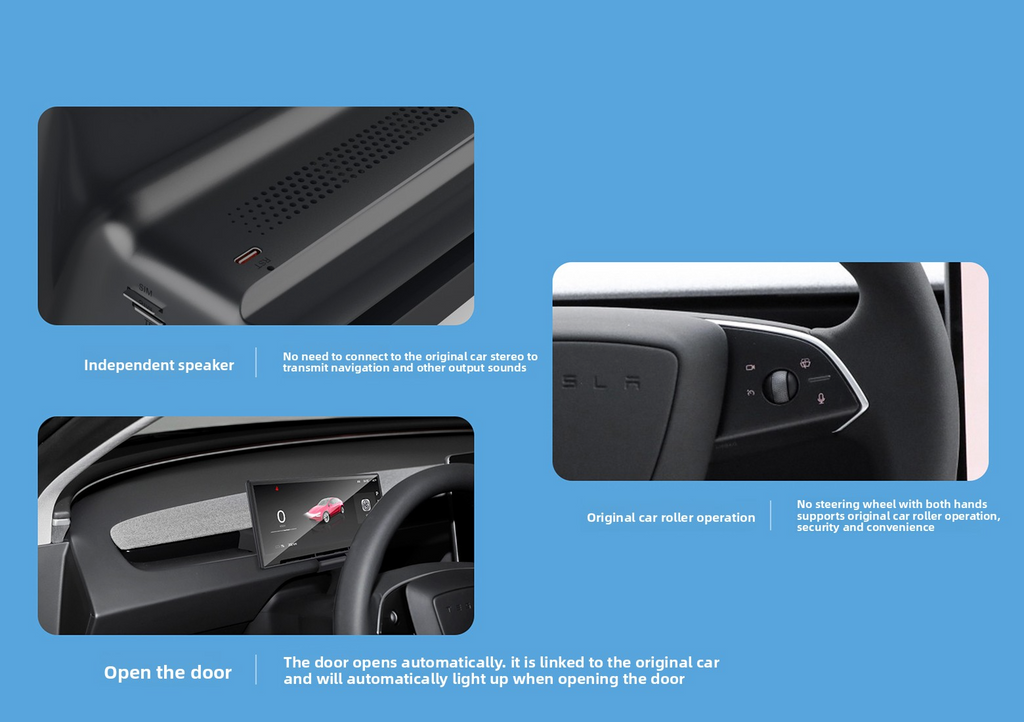 Tesla Model 3/3 Highland Model Y/Y Juniper F9 Pro CarPlay Screen Dashboard Display Tesstudio?