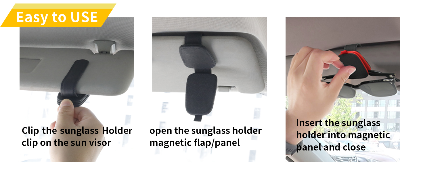 car sunglass holder